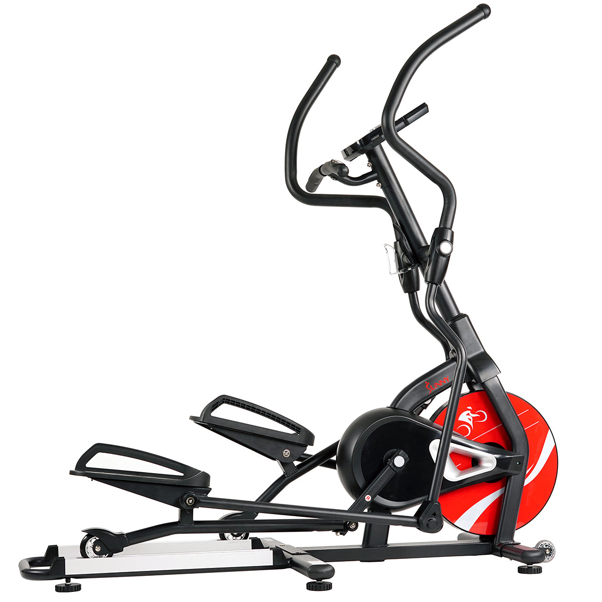  Sunny Strength™ Stride Elliptical Machine Magnetic Fitness w/ Device Holder, LCD Monitor and Heart Rate Monitoring、mySite、ghnorth