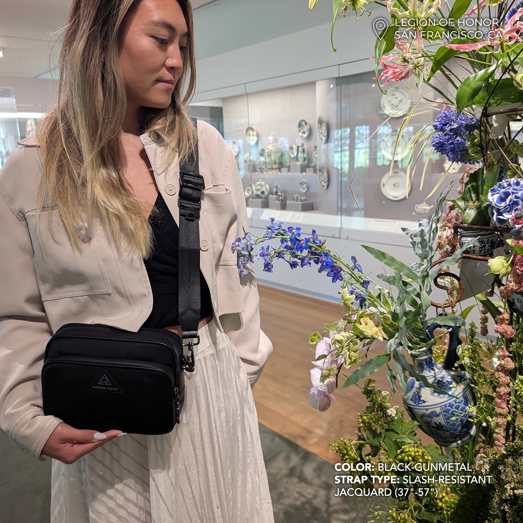 Crissy Full Crossbody with Locking Clasps Strap、mySite、garagedoors4me