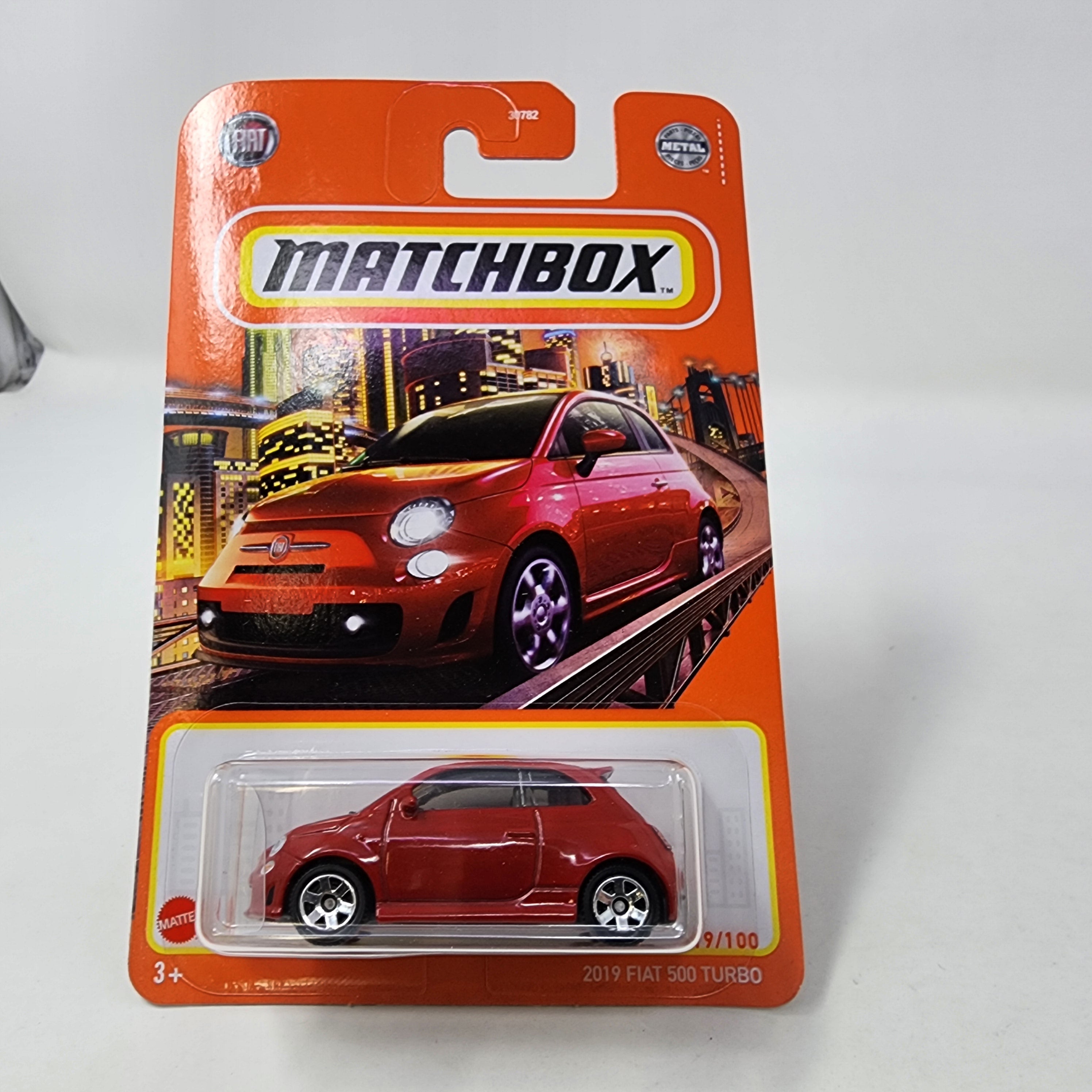 2019 Fiat 500 Turbo * RED * Matchbox Basic Mainline、mySite、hgirdovlk