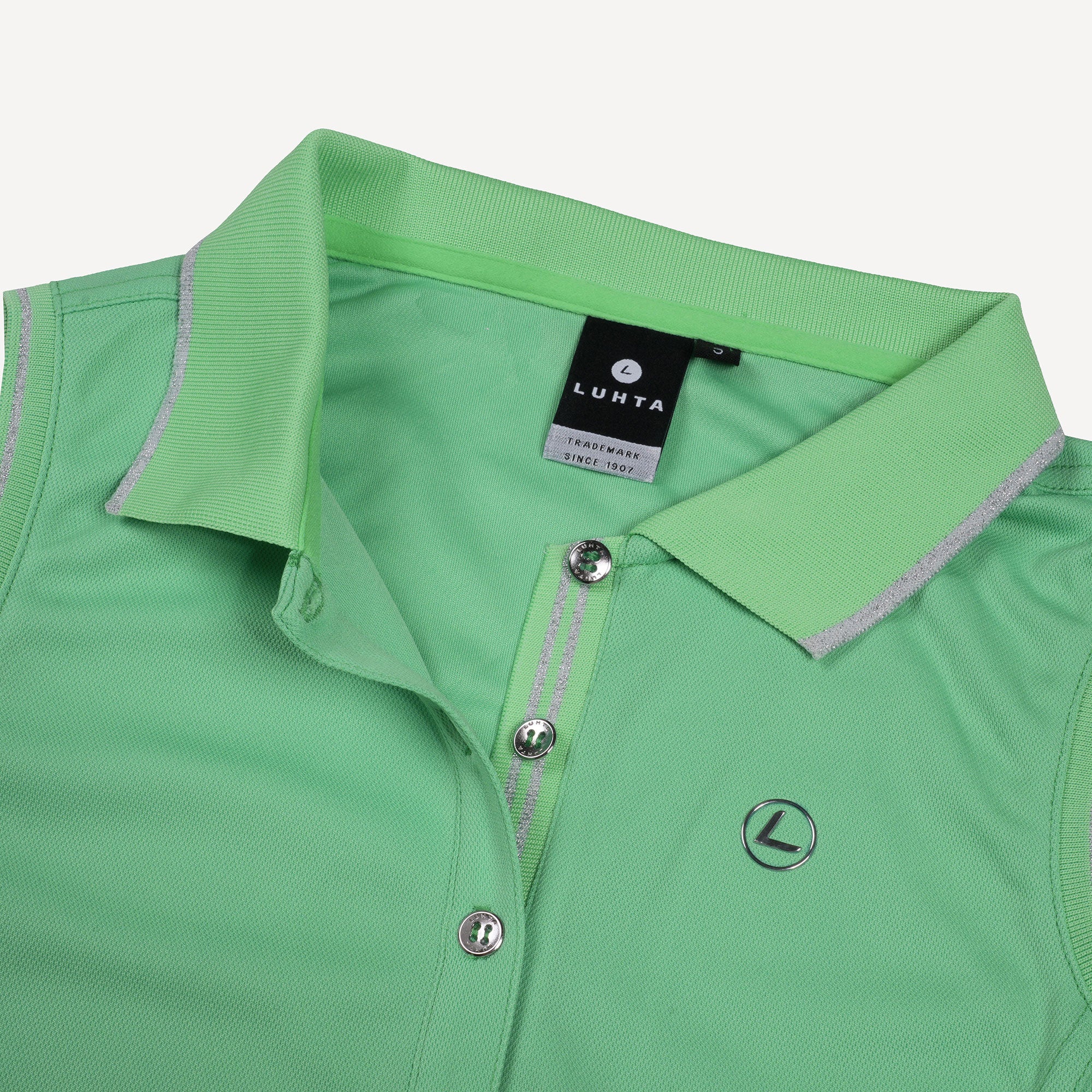 Luhta Kivisaari Women's Sleeveless Tennis Polo、mySite、neckold