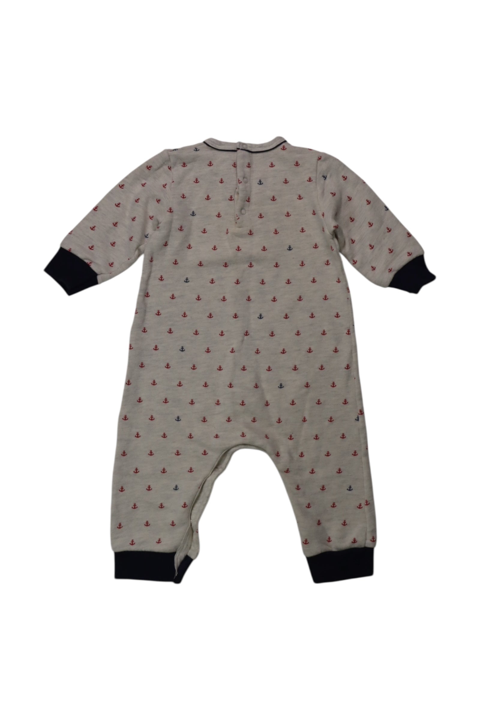 Petit Bateau Long Sleeve Romper 6-12M、mySite、g9winljtr