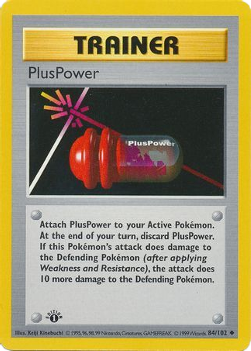 PlusPower - 84/102 - Uncommon 1st Edition、mySite、waistdrama
