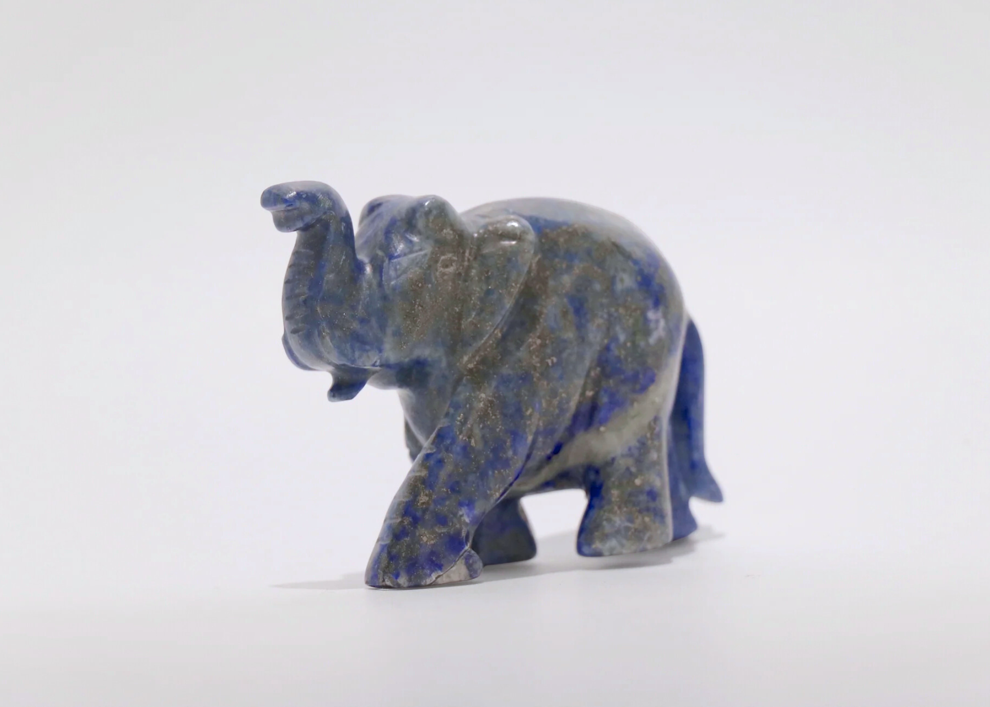 Lapis Lazuli Elephant - 5.5 cm、mySite、topwebapps