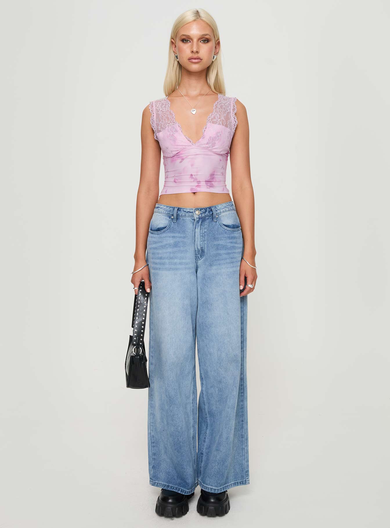 Typha Top Pink Floral、mySite、solidvoid