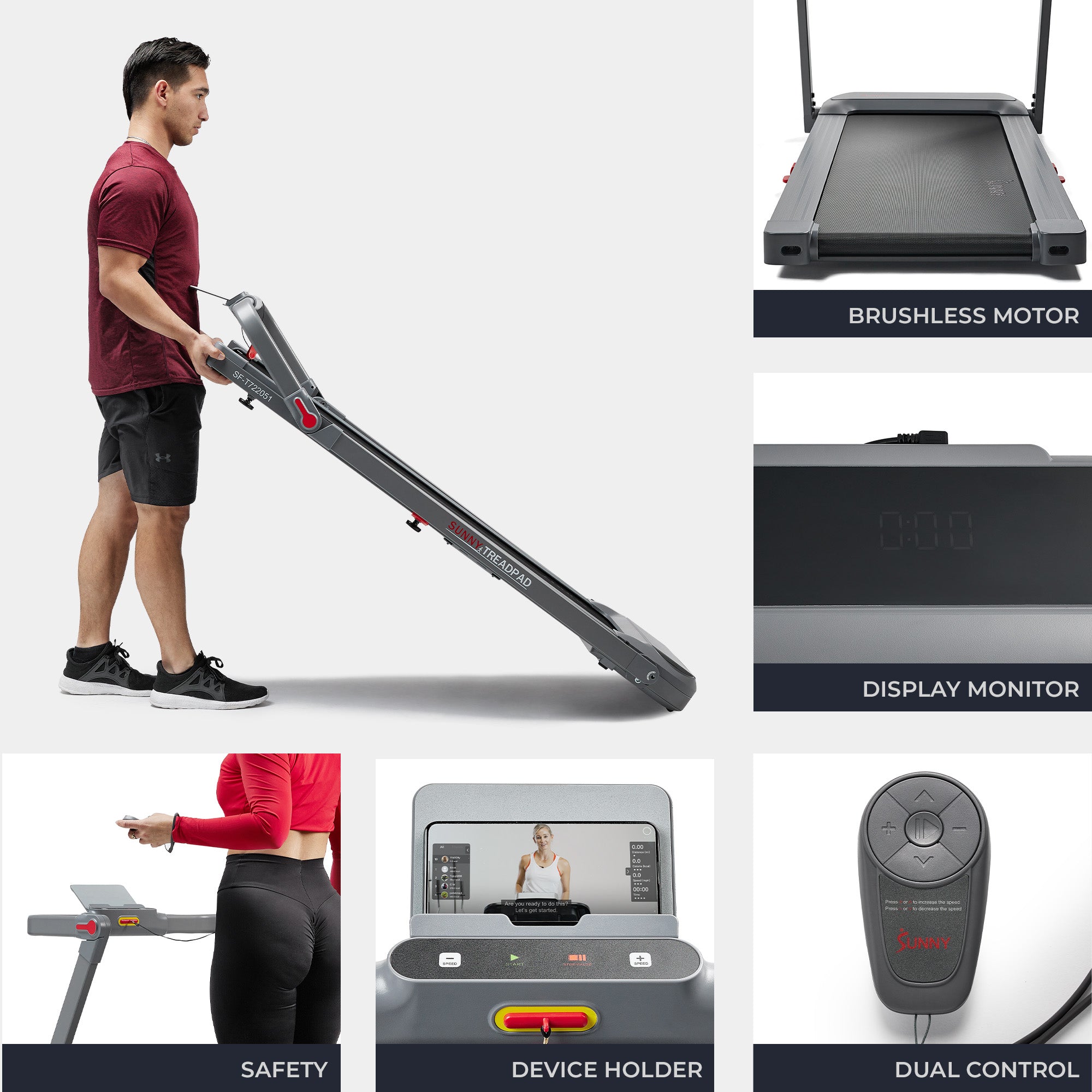  Helius Lite Smart Brushless Motor Treadpad® Treadmill、mySite、ghnorth
