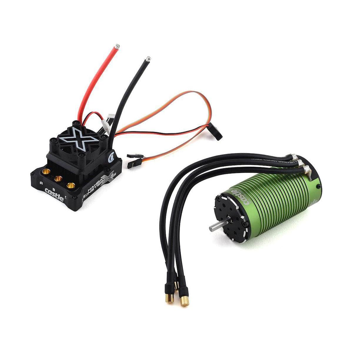  CSE010016502, Castle Creations Mamba Monster X 8S 1/6 ESC/Motor Combo w/1717 Sensored Motor (1650kV)、mySite、merchandisen