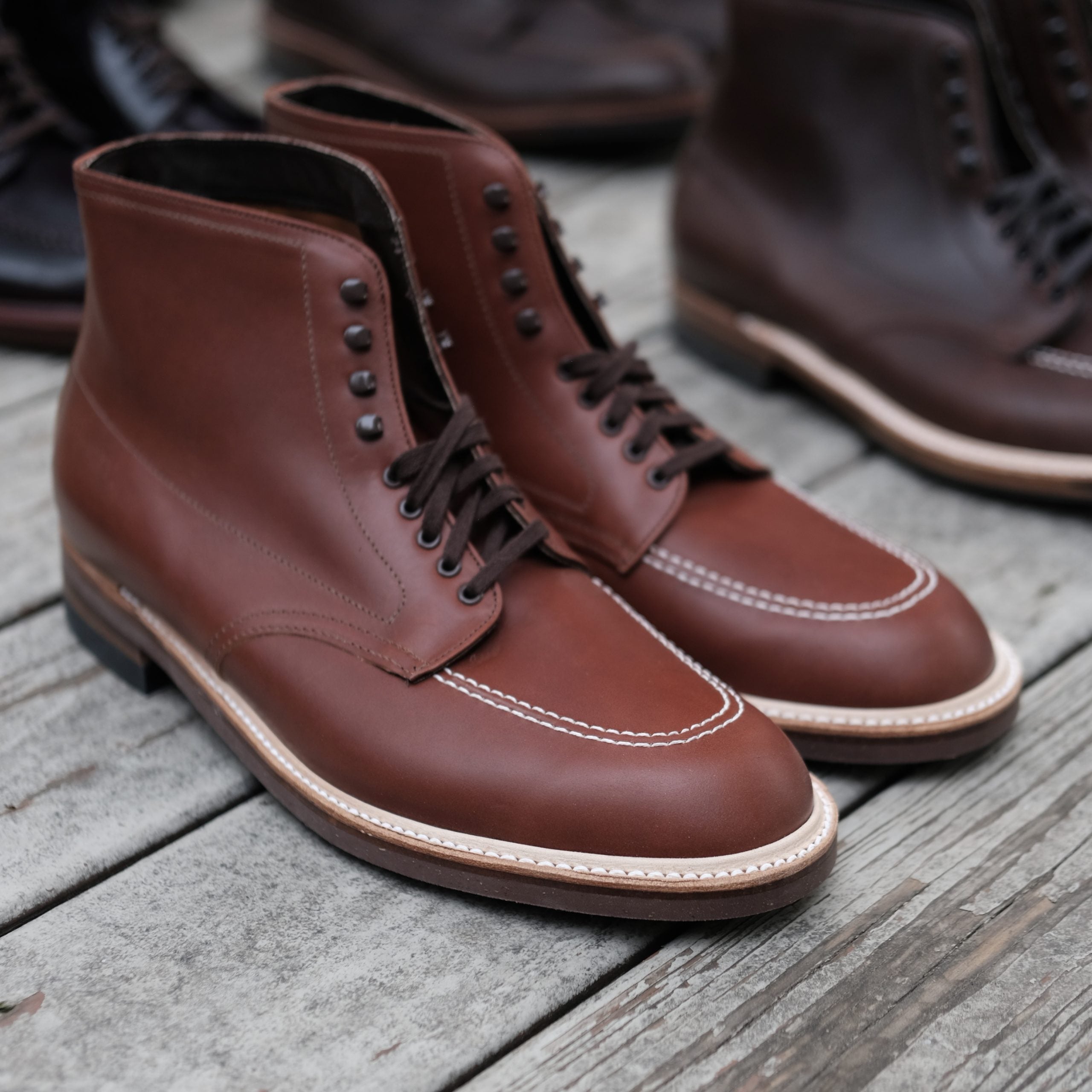  405 - Indy Boot (Original) in Mid Brown Calfskin、mySite、preschool7hills