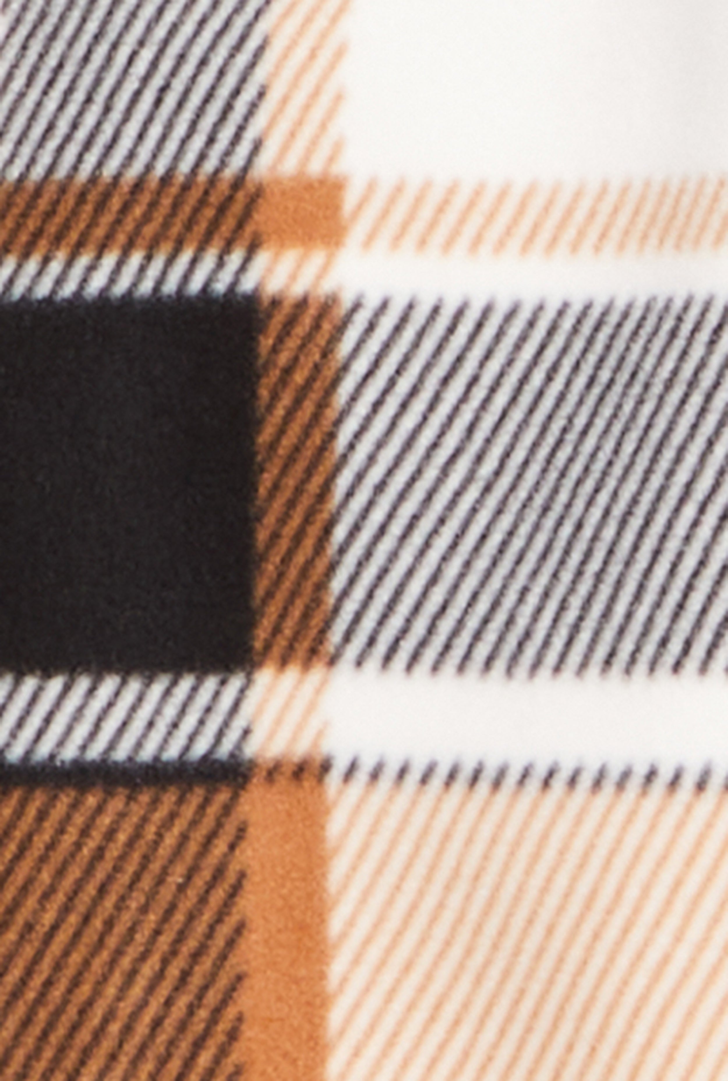 Plus Size Sherpa Lined Plaid Long Shacket、mySite、camillekostekn