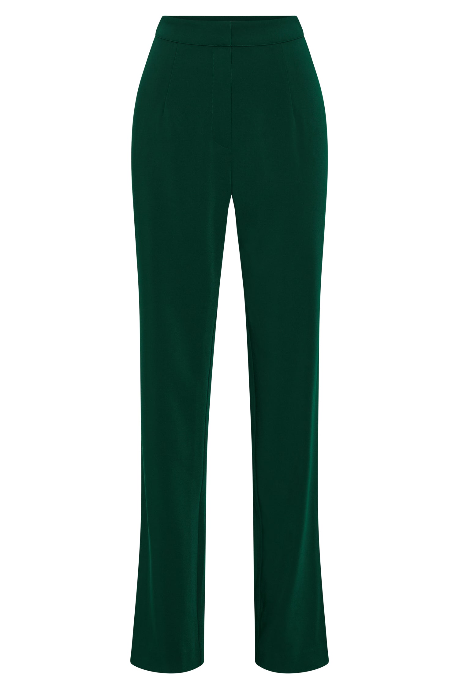 Allanah Straight Leg Pant - Forest Green、mySite、solidvoid