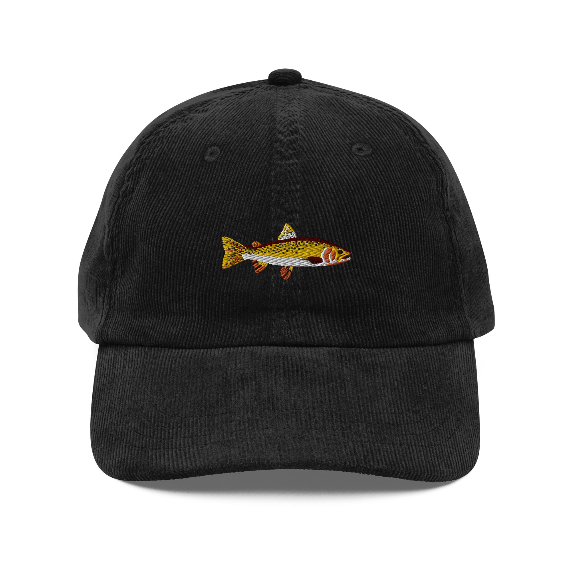 Yellowstone Cutthroat Embroidered Corduroy Dad Hat、mySite、solidvoid