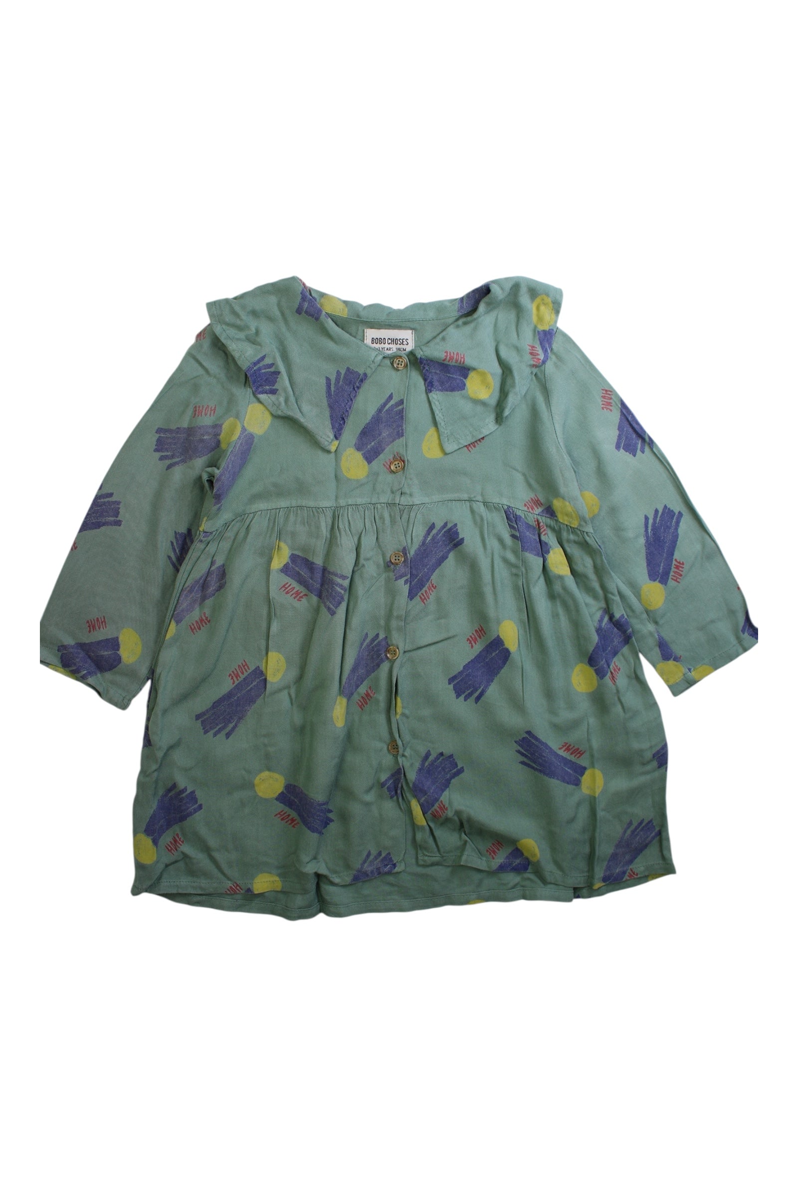 Bobo Choses Long Sleeve Dress 2T - 3T、mySite、g9winljtr