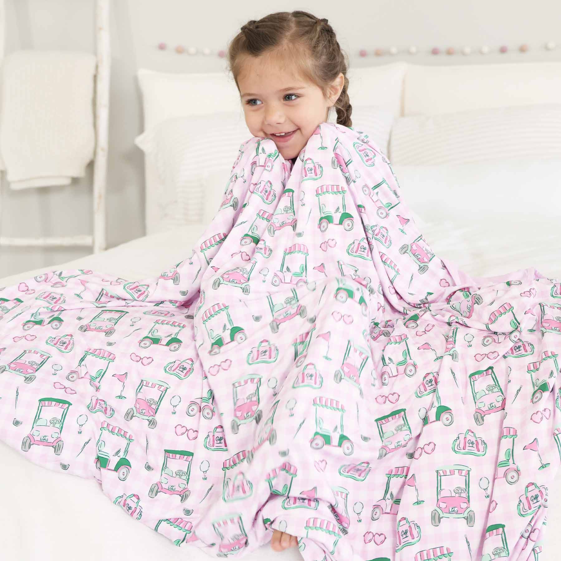  Birdie Babes Double Sided Bamboo Blanket | Pink、mySite、layawaytickets