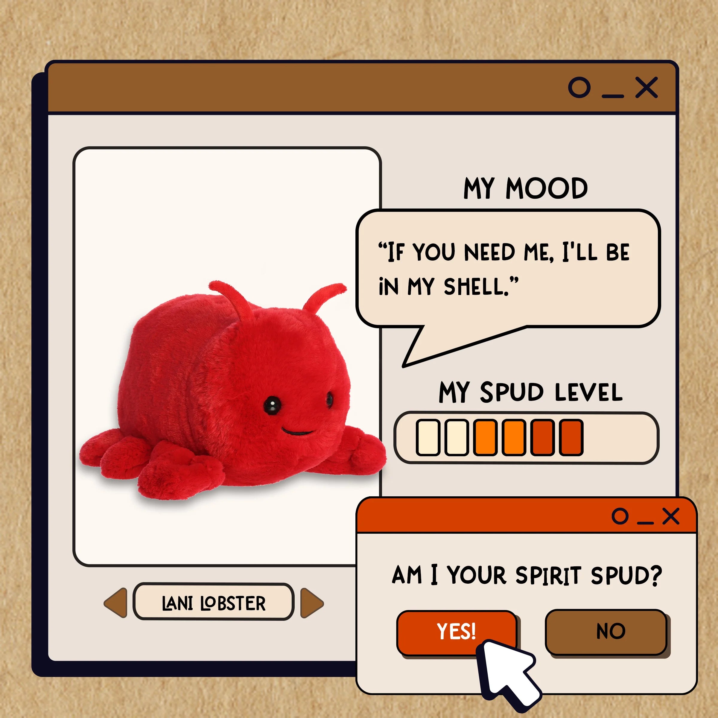 Aurora® - Spudsters™ - 10 Lani Lobster™、mySite、g9winljtr