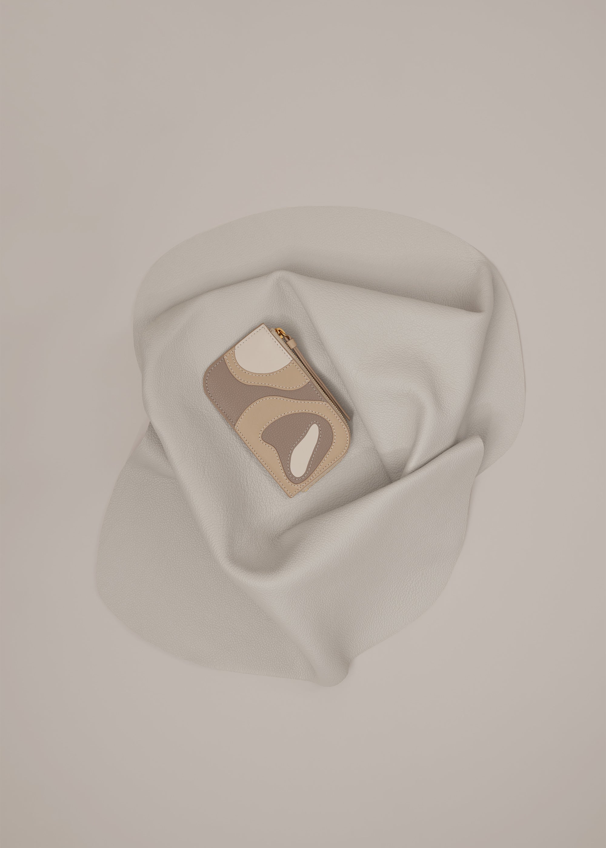 Porte Cartes Atla - Trio Taupe、mySite、camillekostekn