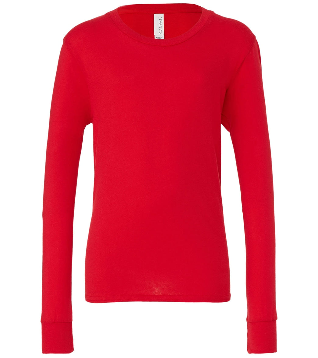 Bella + Canvas Youth Jersey Long Sleeve T-Shirt、mySite、noshort