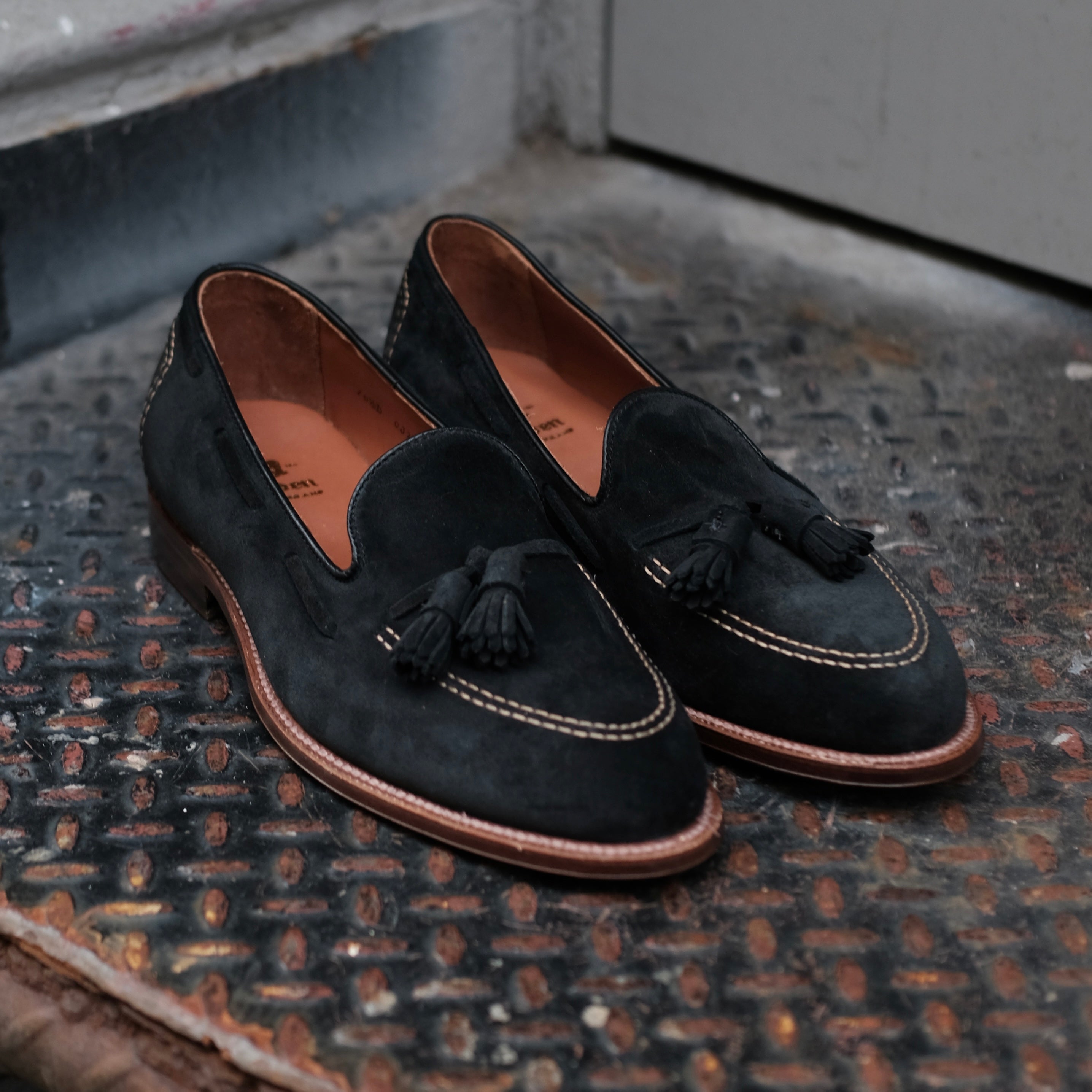  D0106 - Black Suede Tassel Loafer、mySite、preschool7hills