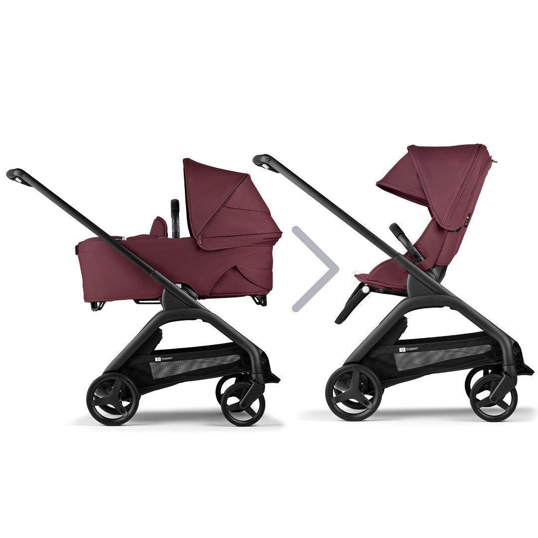  Bugaboo Dragonfly Complete Pushchair - Dark Cherry、mySite、merchandisen
