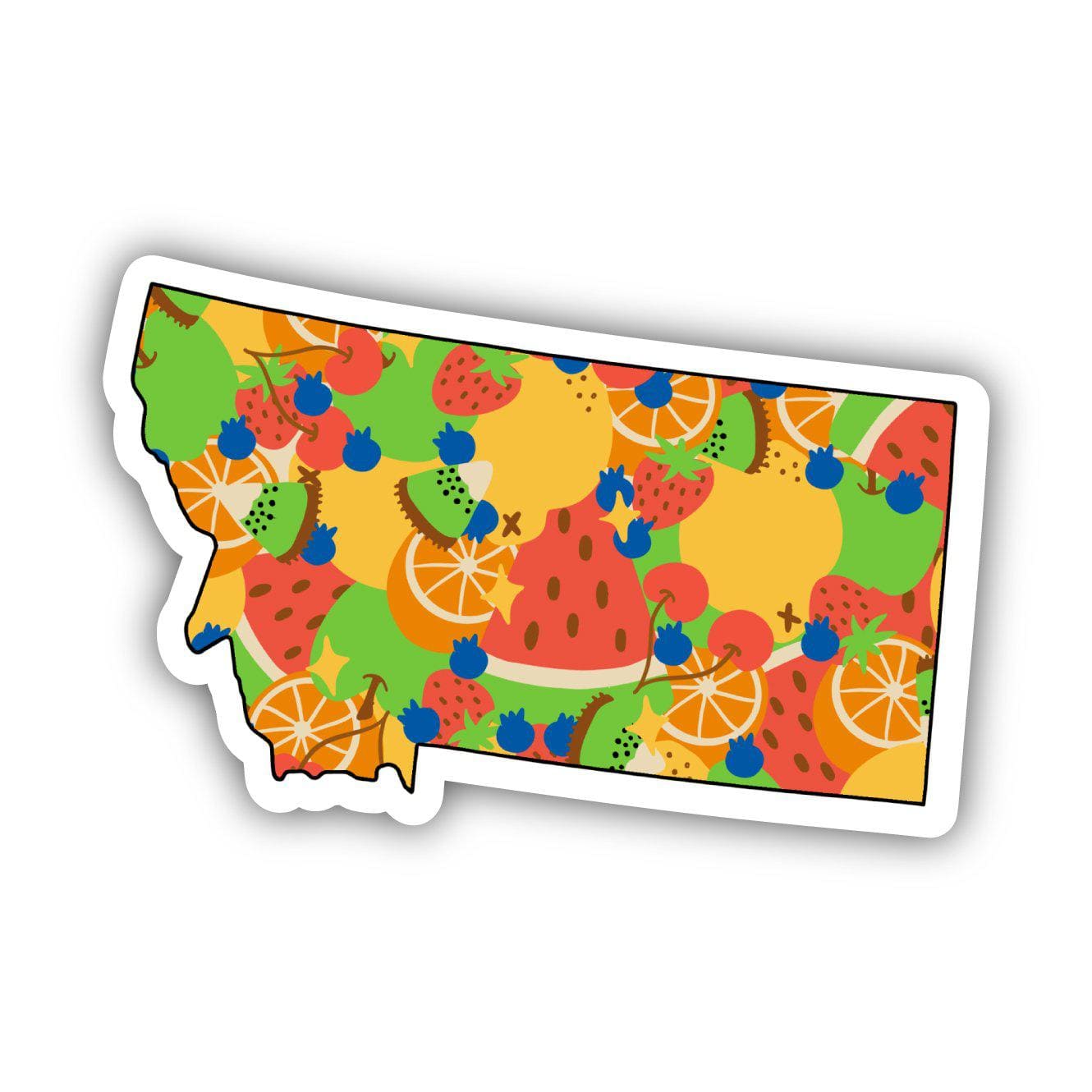  Montana Fruit Pattern Sticker、mySite、elrpsem3k