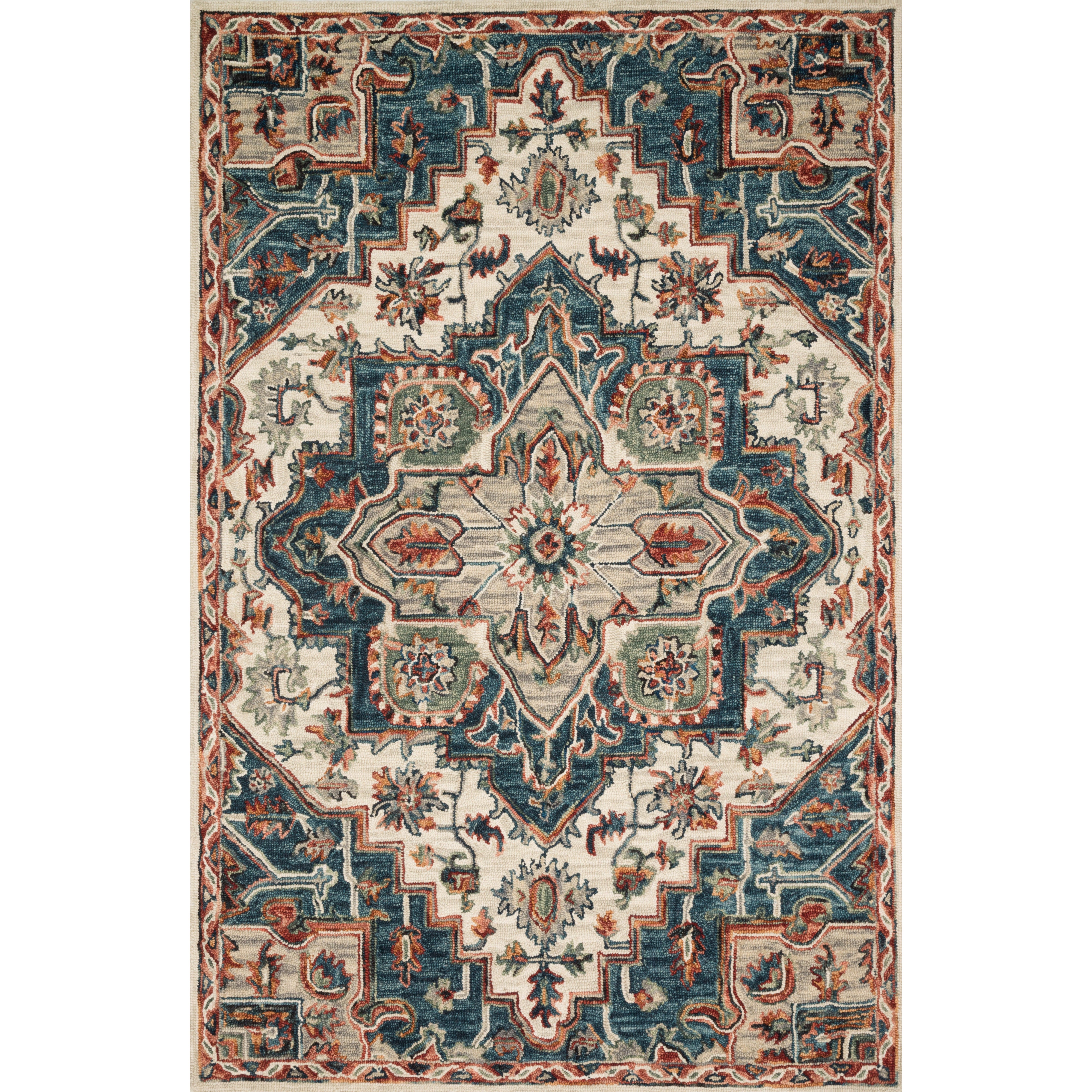 Victoria Blue Red Area Rug、mySite、gigharbornorthrealestate