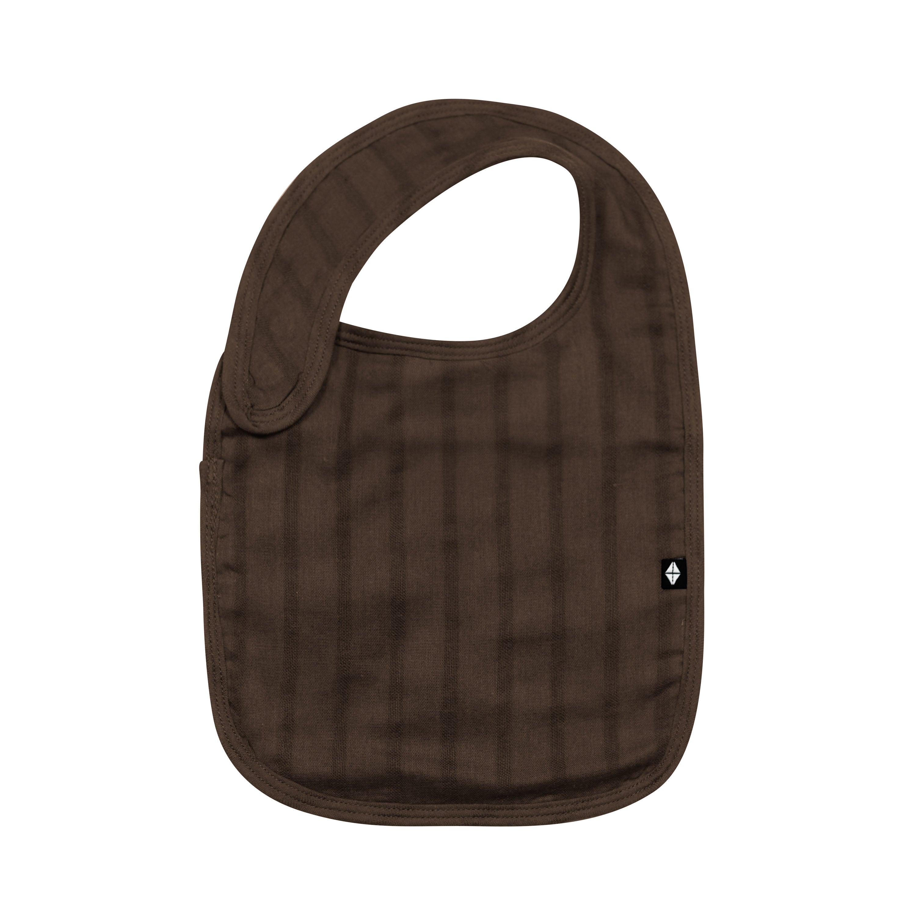  Bamboo Muslin Bib in Espresso、mySite、layawaytickets