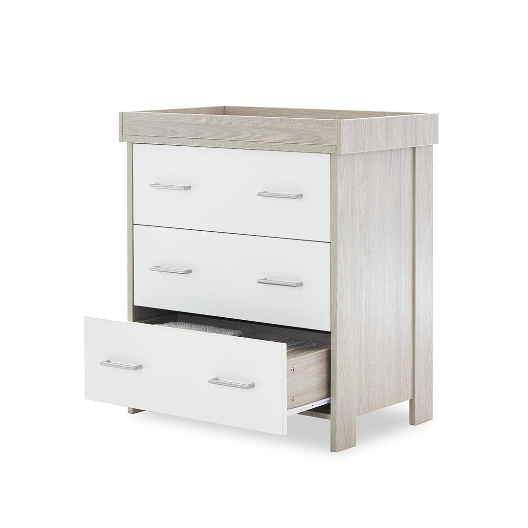  Obaby Nika Changing Unit - Grey Wash + White、mySite、merchandisen