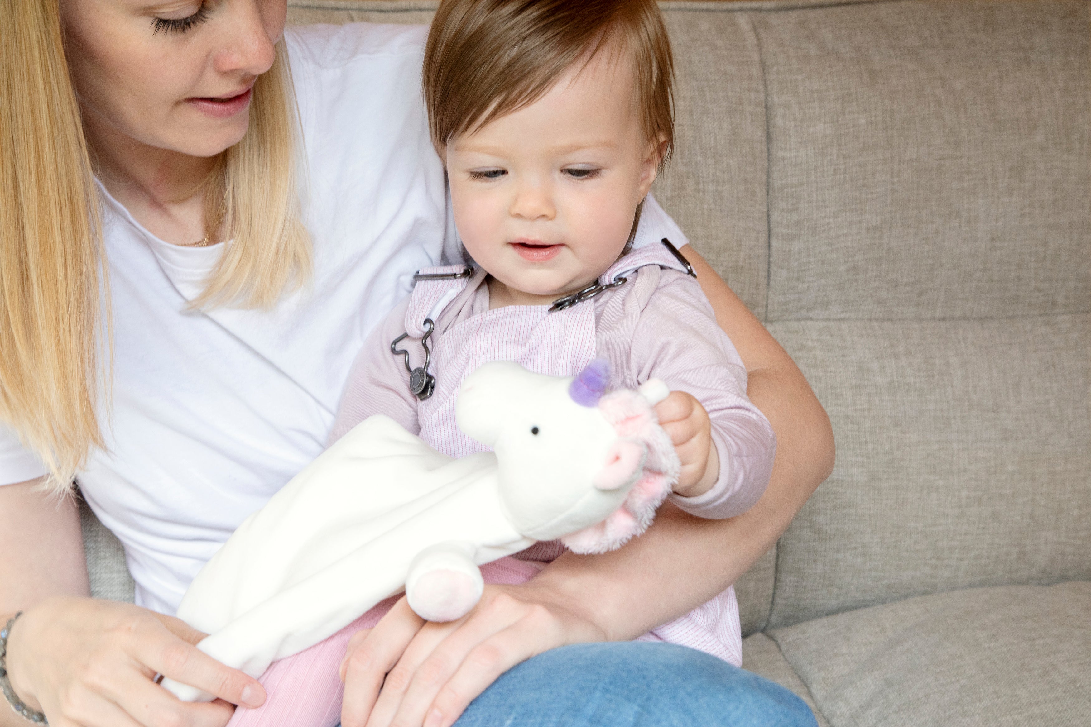 WubbaNub® - White Unicorn Lovey、mySite、g9winljtr