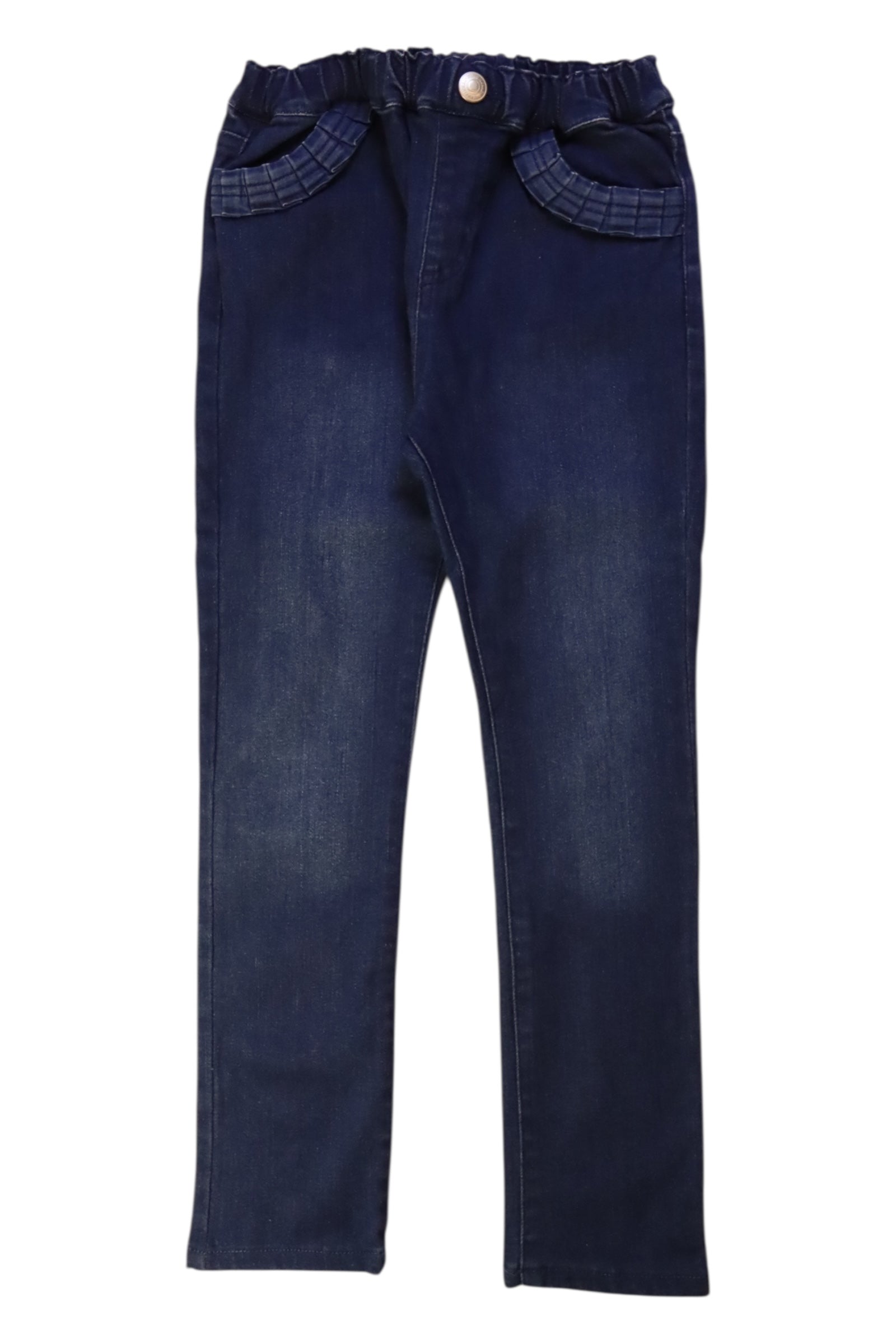 Hot Biscuits Mikihouse Ruffle Pocket Jeans - Size 5-6T、mySite、g9winljtr