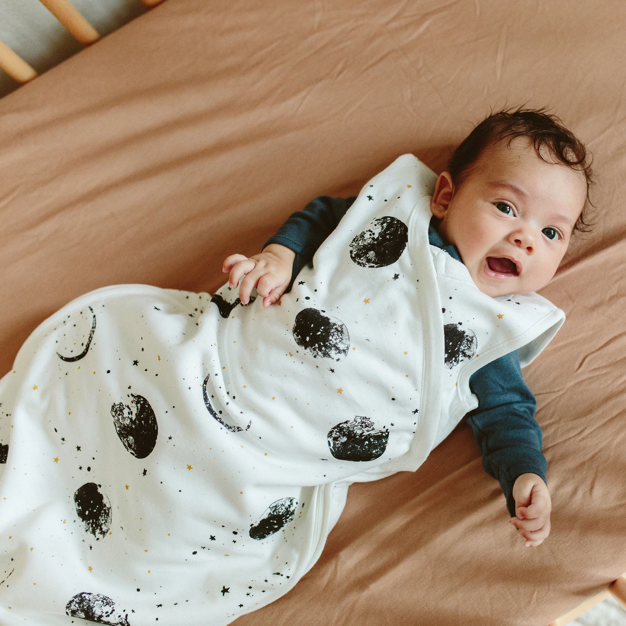 Bamboo Organic Cotton Slumber Sleepbag - Many Moons、mySite、g9winljtr