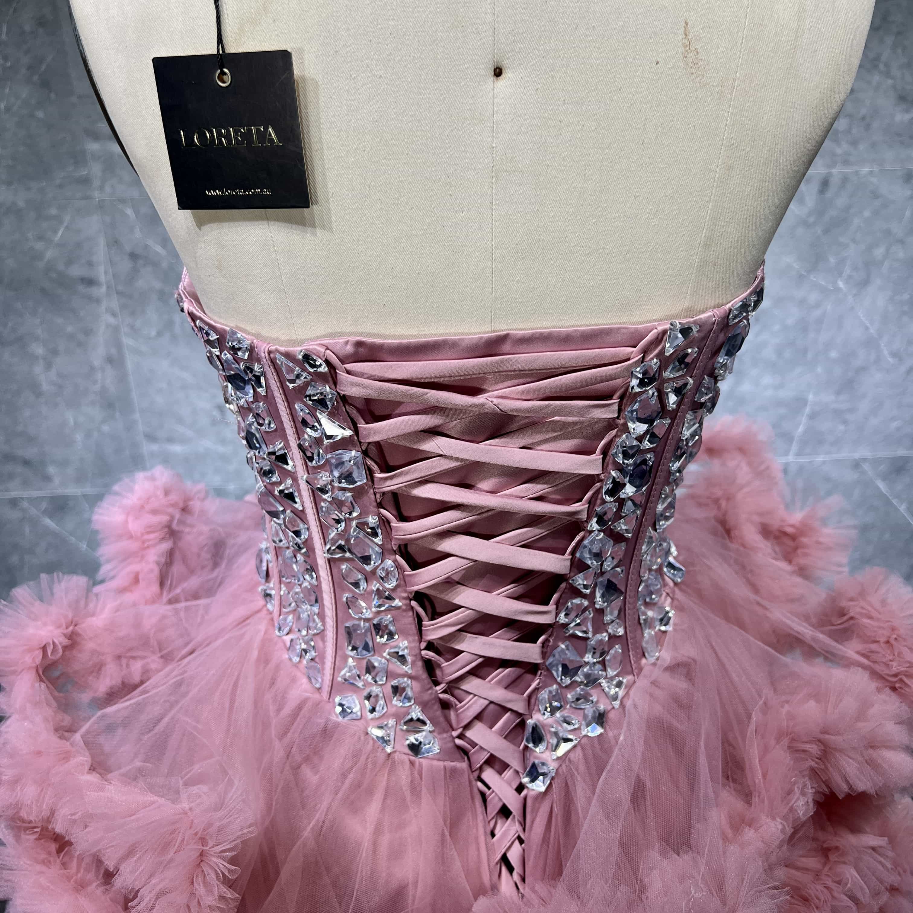  Crystalized Pink Tulle Corset Dress、mySite、merchandisen