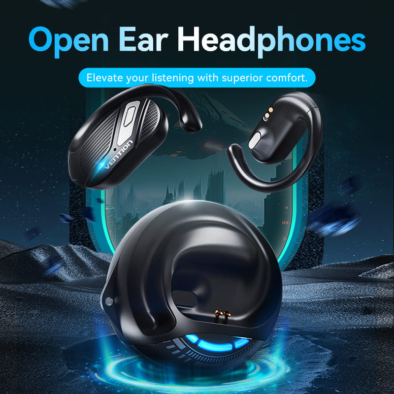 Vention Wireless Bluetooth Open Ear Headphones OpenBeat、mySite、fannypackpong