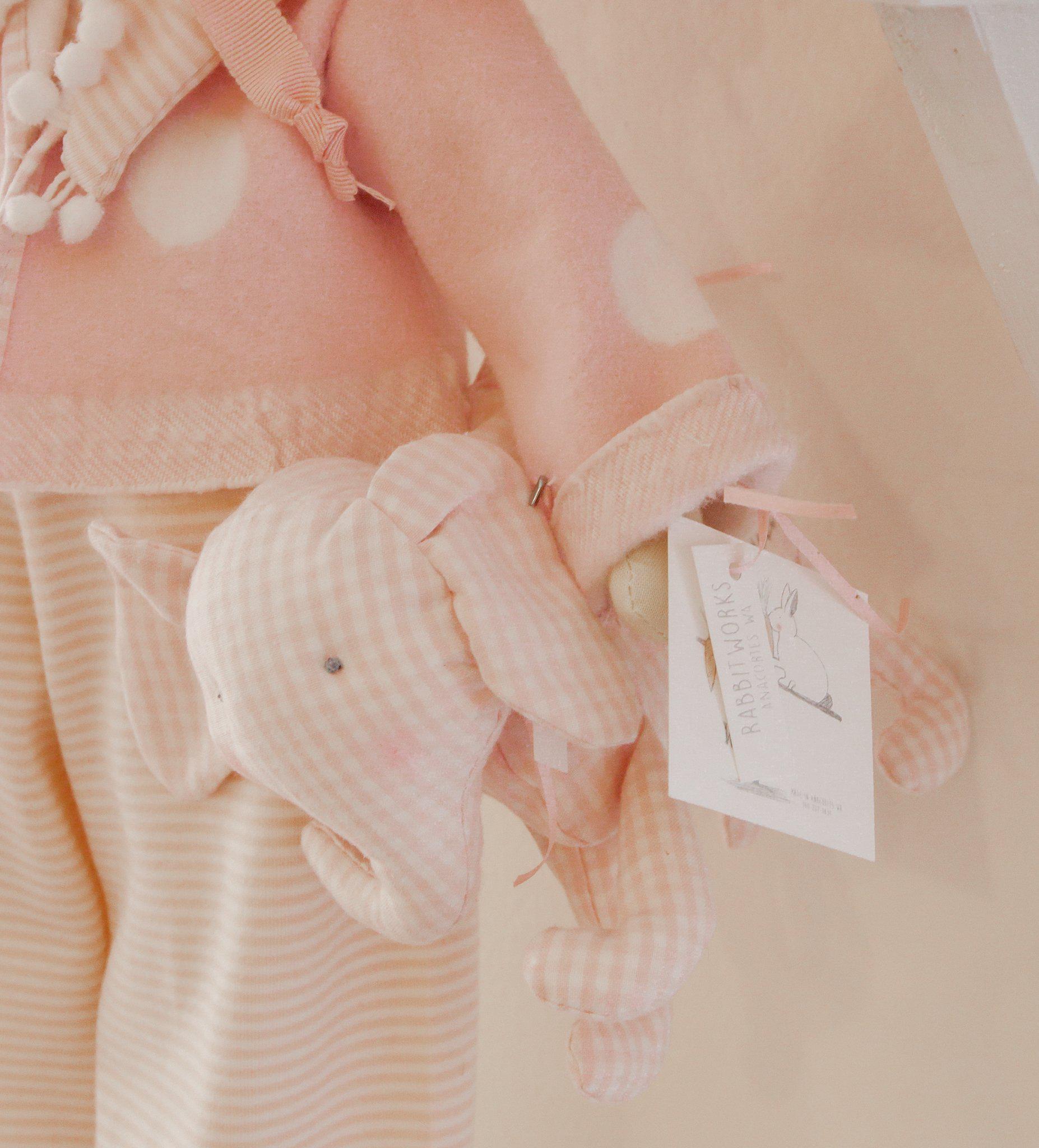 RETIRED - Hutch Studio Original - Betty Bellbottoms & Lil Ellie the Elephant Set - One of A Kind、mySite、g9winljtr