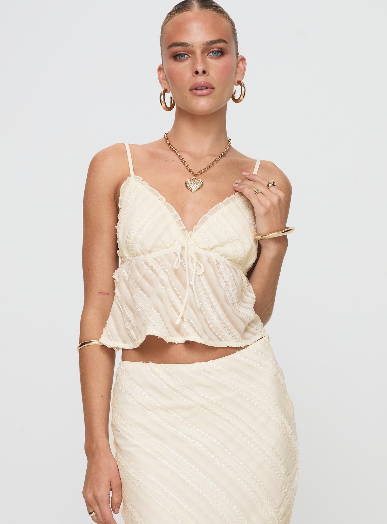 Jacintha Top Cream、mySite、solidvoid