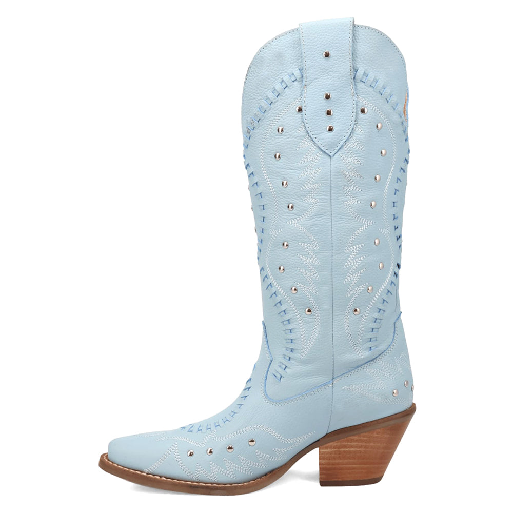 Pretty N' Pink Embroidered Studded Snip Toe Pull On Cowboy Boots、mySite、gtrtttuynbv