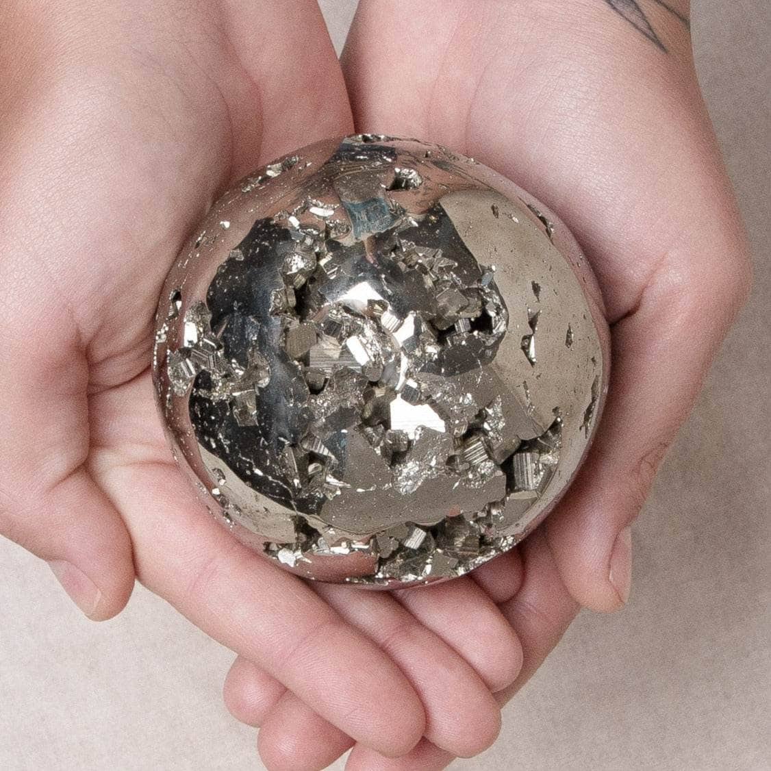 Natural Pyrite Sphere - AAA Premium Quality、mySite、hinf8tx79