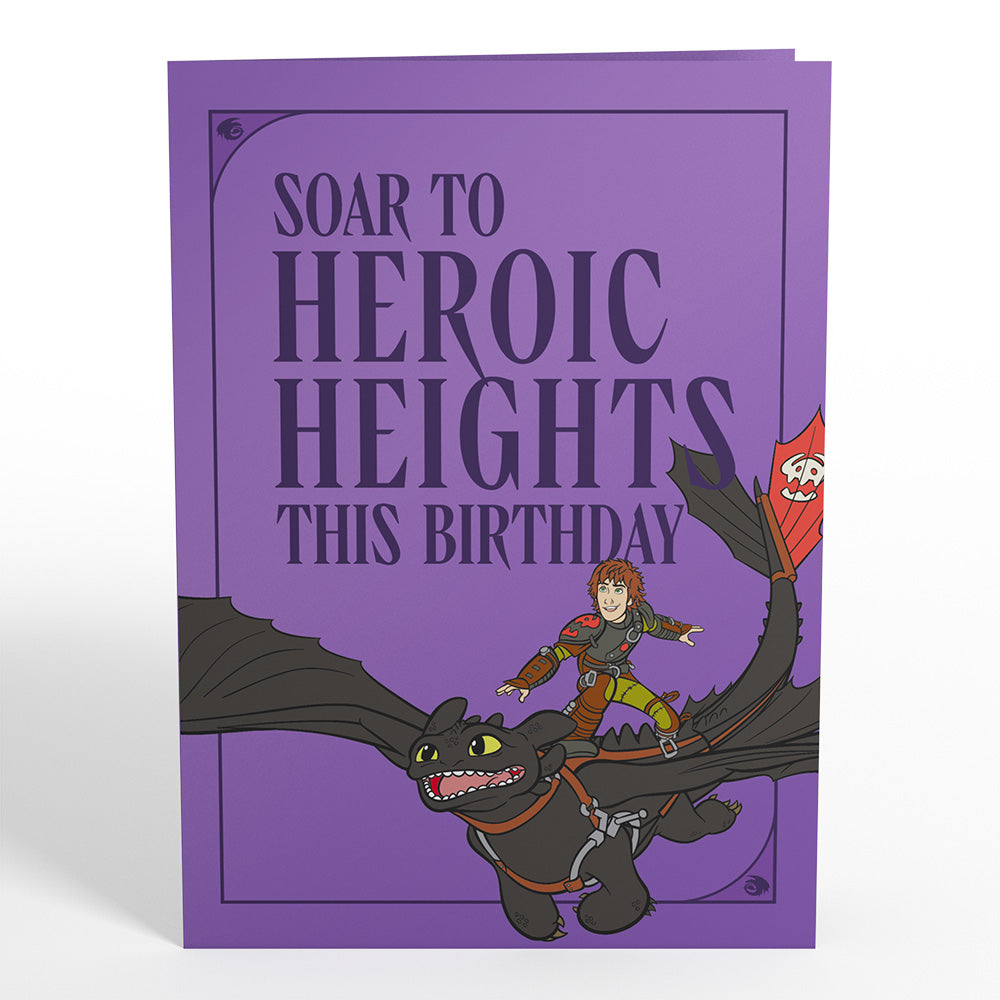 How to Train Your Dragon Heroic Heights Birthday Pop-Up Card、mySite、solidvoid