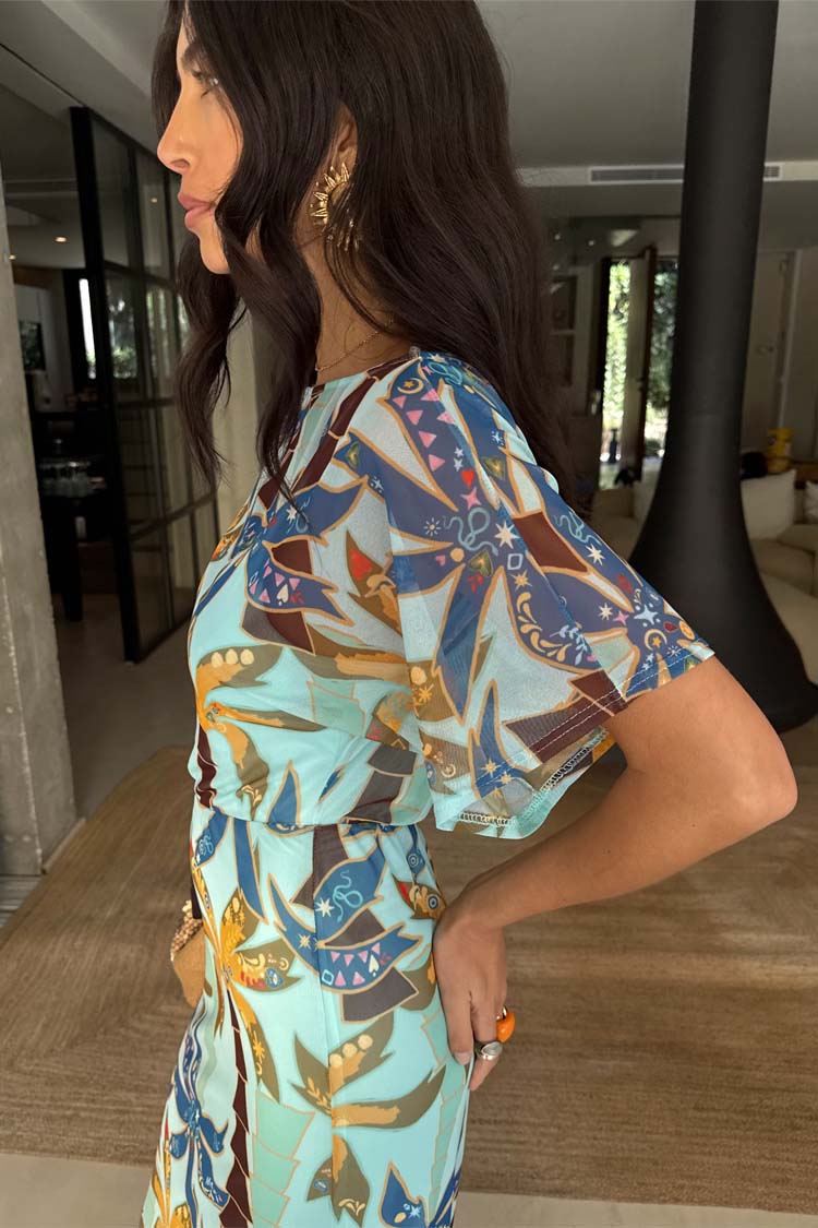 Azura Palms Mesh Tilly Dress、mySite、solidvoid