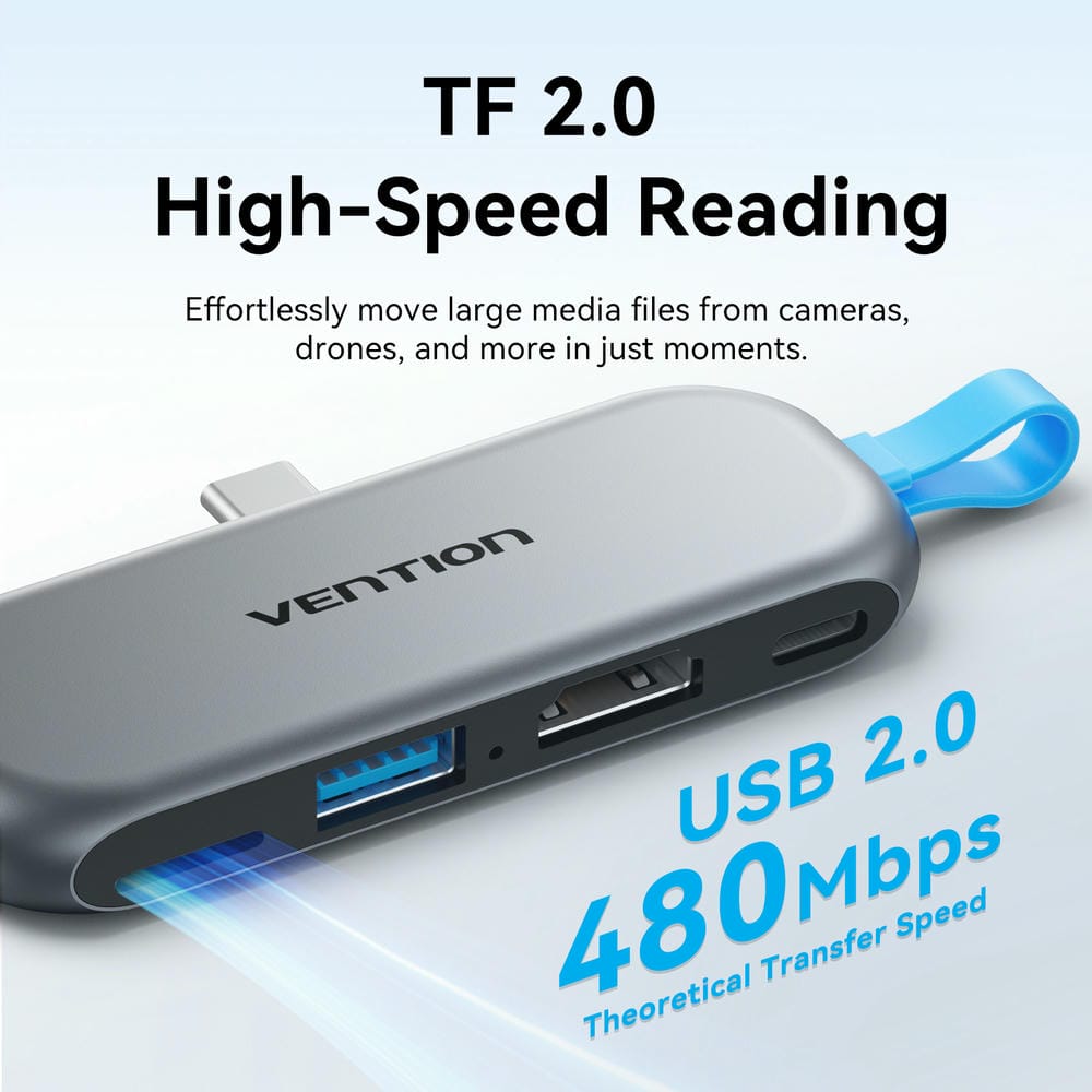 Vention 4-in-1 USB-C Cable-Free Docking Station、mySite、fannypackpong