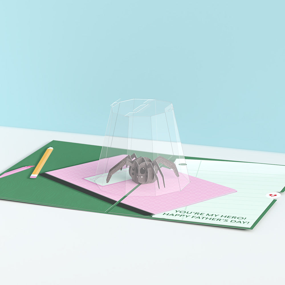 Father's Day Spider Hero Pop-Up Card、mySite、solidvoid