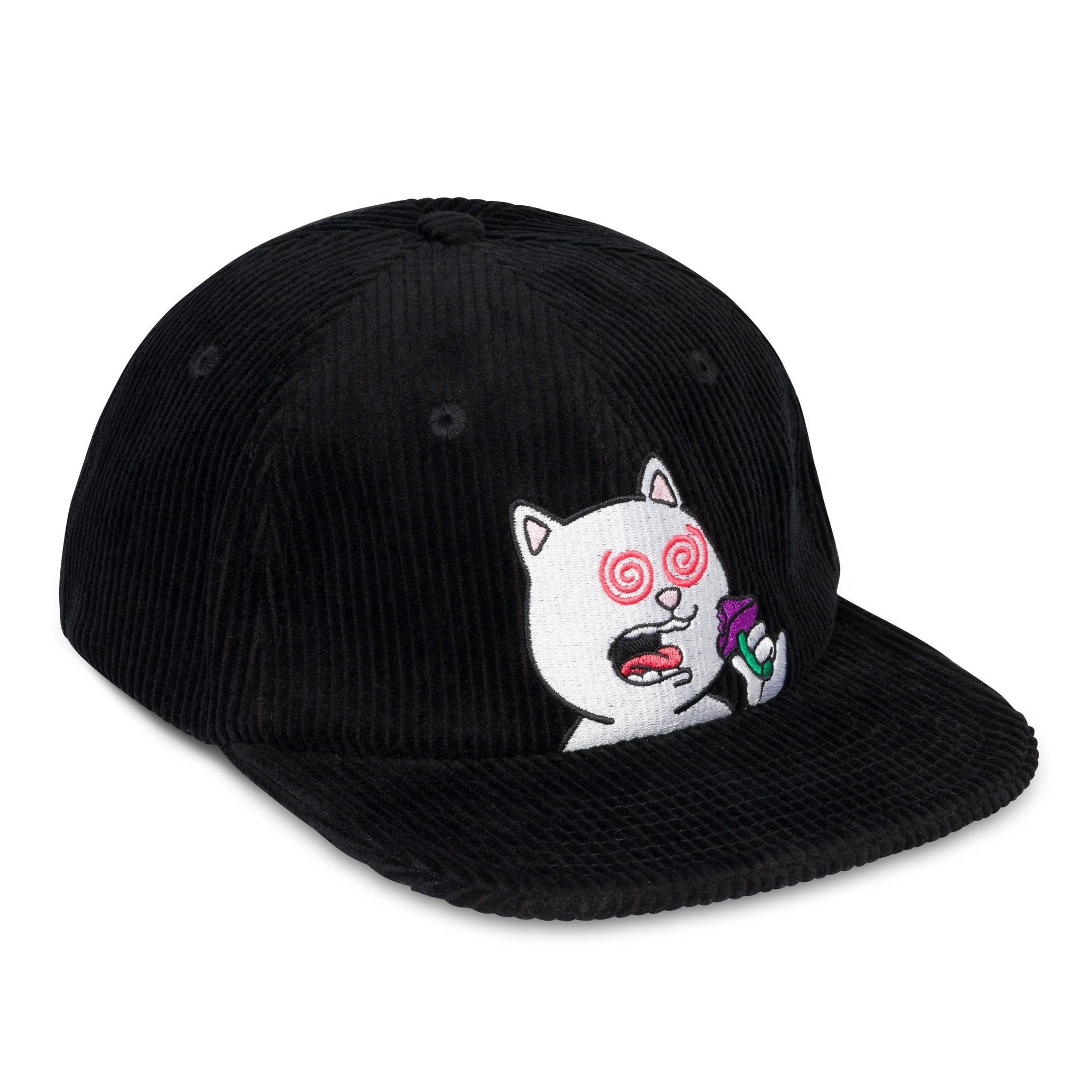  Shroom Diet 6 Panel Corduroy Strapback (Black)、mySite、merchandisen