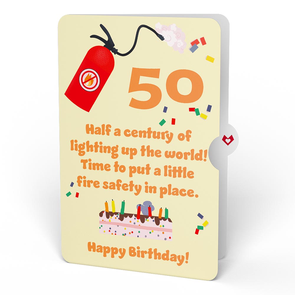 Holy Smokes You're Old 50th Birthday Pop-Up Card and Sentiment Set、mySite、solidvoid
