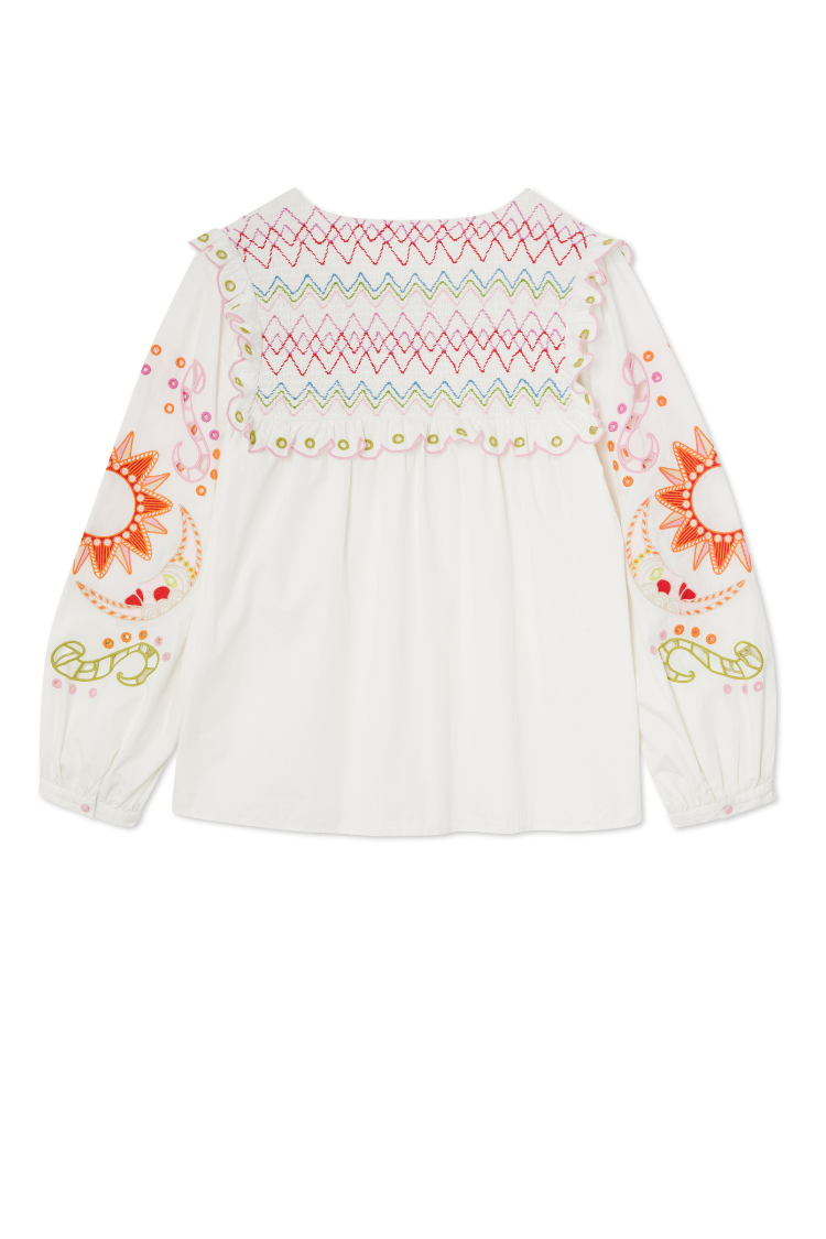 White Enchanted Maisie Top、mySite、solidvoid