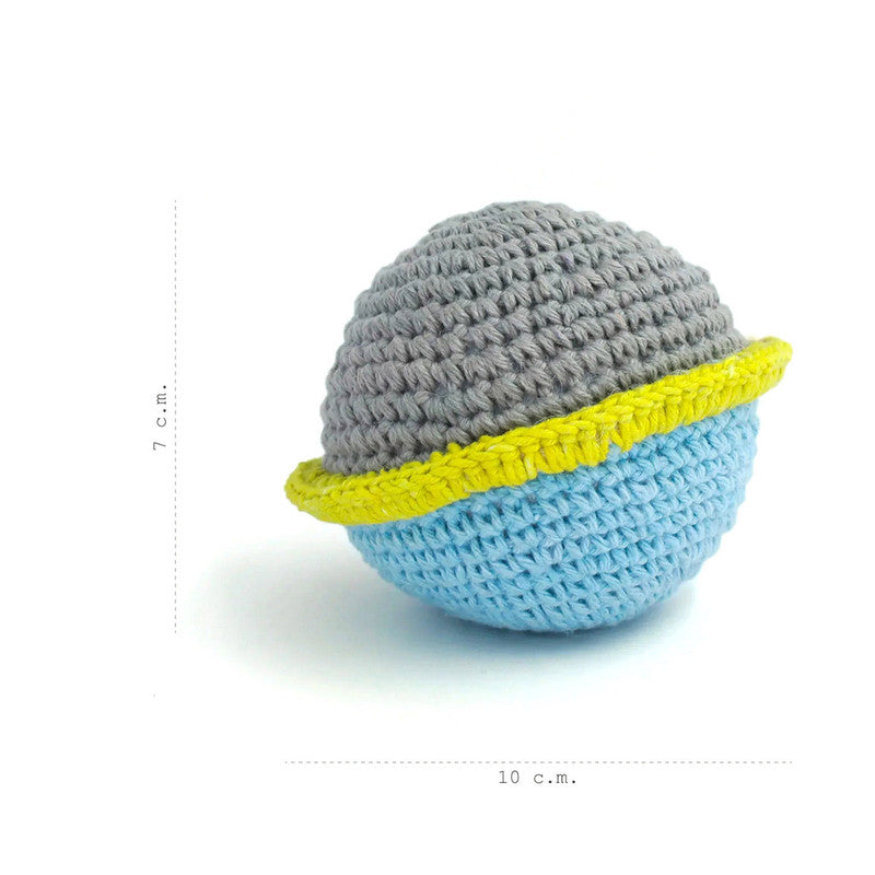 Space-Time Sphere Toy For Dogs | Cotton Crochet Yarn | Multicolour、mySite、camillekostekn