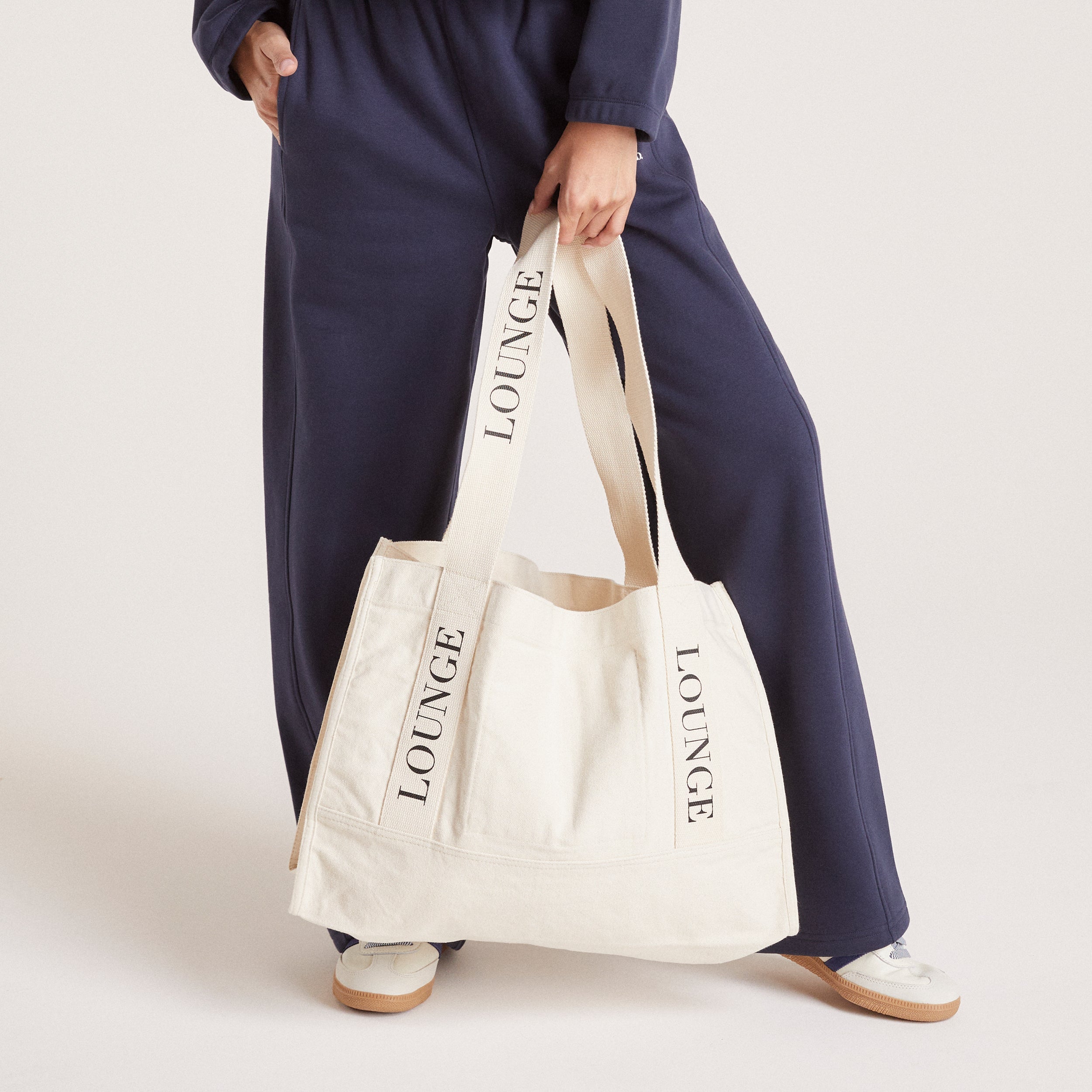 The Lounge Tote - Cream、mySite、bengalsvssteelers