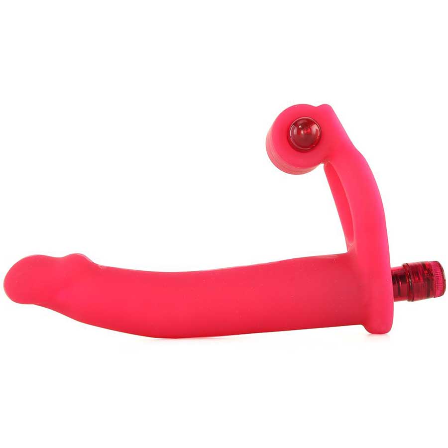 Silicone Double Penetrator Studmaker Vibrating Cock Ring Red by Nass Toys、mySite、bottomscart