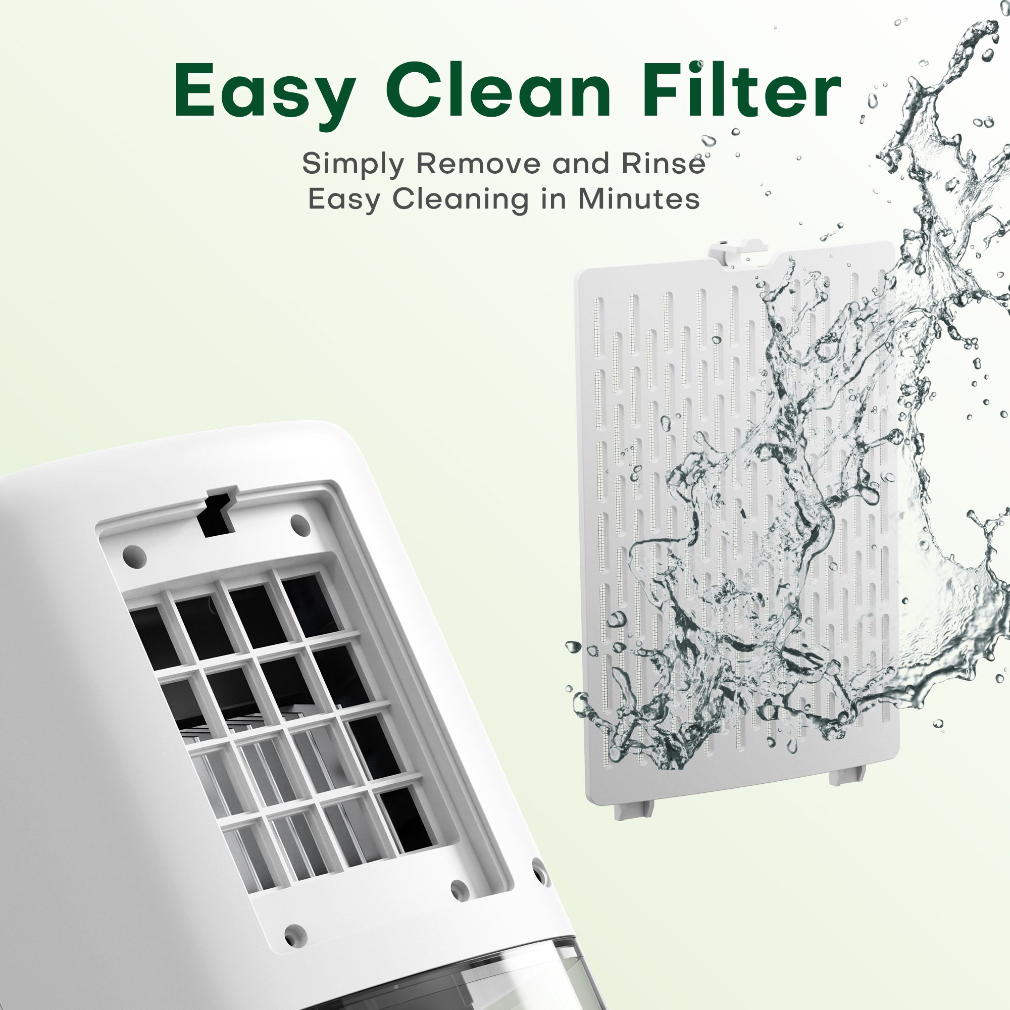 KLOUDIC Dehumidifier for Home (280 sq. ft), 37Oz Water tank,Portable and Quiet with Auto Shut Off、mySite、fannypackpong