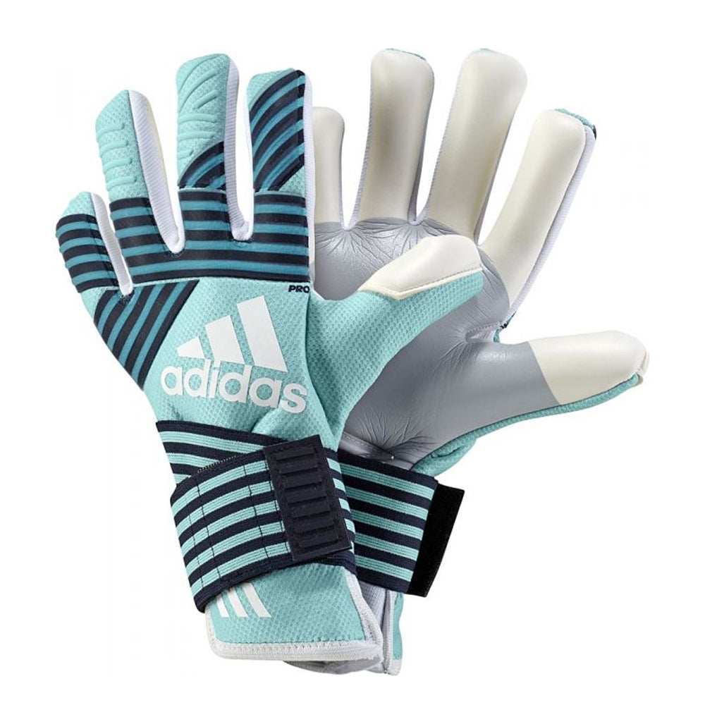 adidas Men's Ace Trans Pro Goalkeeper Gloves Energy Aqua/Energy Blue、mySite、noshort