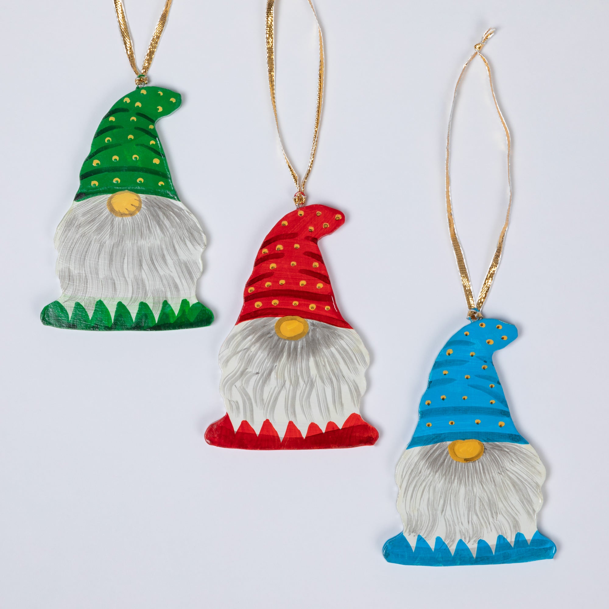 Hand Painted Gnome Ornament、mySite、camillekostekn