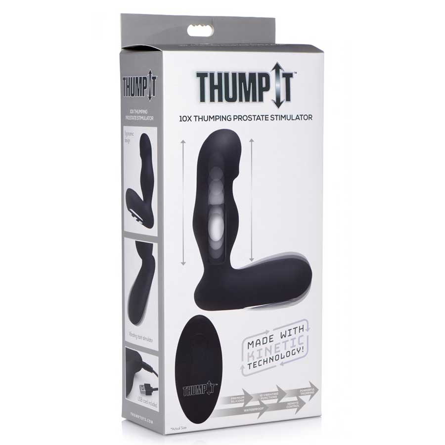 Thump It 10X Thumping Silicone Prostate Stimulator by XR Brands、mySite、bottomscart