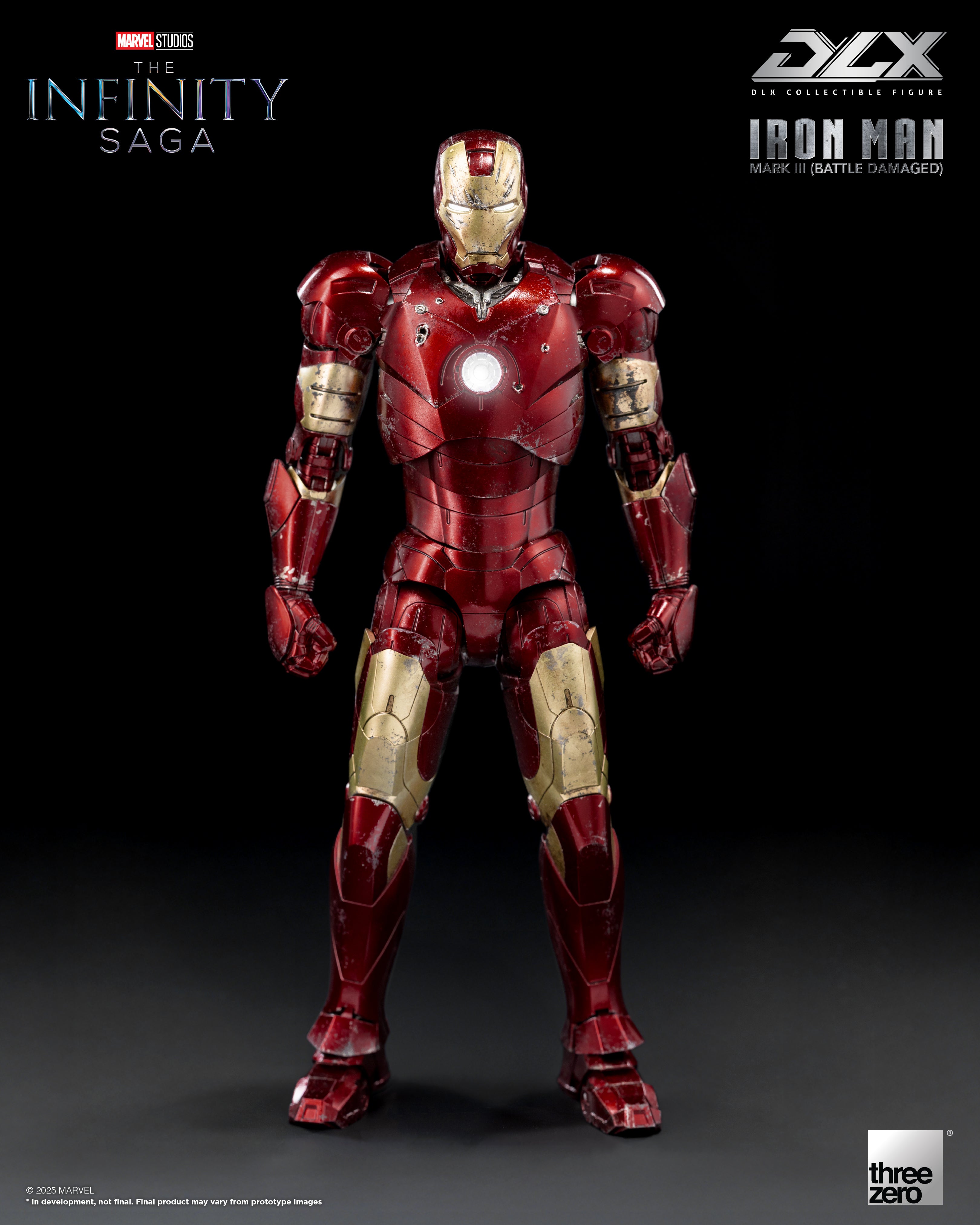 Threezero Marvel Studios: The Infinity Saga DLX Iron Man Mark 3 (Battle Damaged)、mySite、hgirdovlk