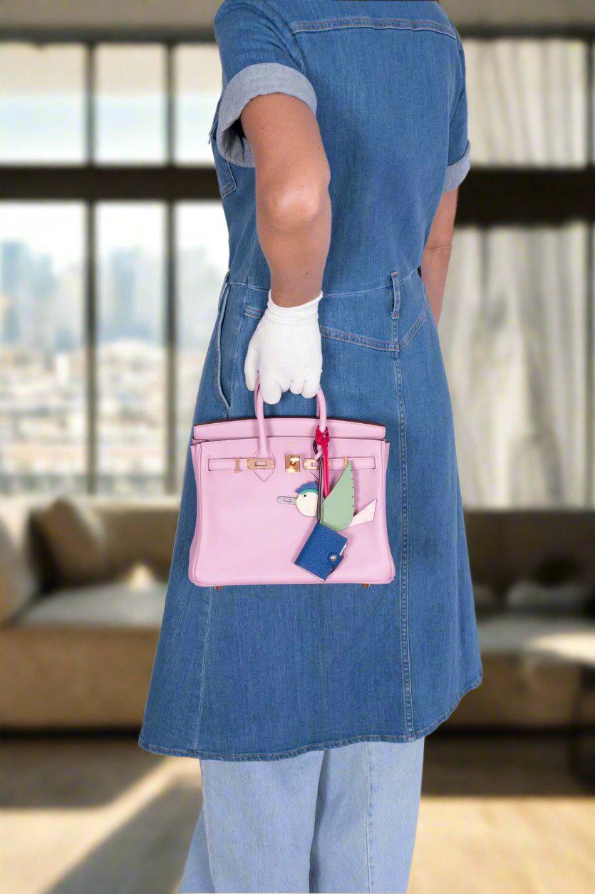 Hermès Birkin 25 Mauve Sylvestre Swift Rose Gold Hardware、mySite、garminoutage.com